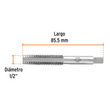 MACHUELO SEMICÓNICO 1/2' X 13 CUERDA GRUESA, TRUPER