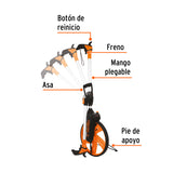 ODÓMETRO CON FRENO, RUEDA DE 13', TRUPER