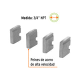 JUEGO DE 4 PEINES DE 3/4' PARA TARRAJAS T-852X, EXPERT