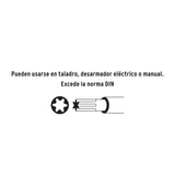 JUEGO DE 7 PUNTAS TORX COMBINADAS C/SEGURO LARGO 2', EXPERT