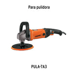RESPALDO DE 7" HOOK AND LOOP PARA PULIDORAS, EJE M14, TRUPER