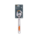 LLAVE AJUSTABLE (PERICO) 12' CROMADA MANGO DE PVC, TRUPER