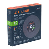 RUEDA ABRASIVA P/ESMERIL 6'X25MM, ÓXIDO ALUMINIO, GRANO 60