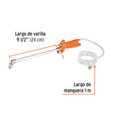 PISTOLA DE ALUMINIO PARA LIMPIEZA DE MÁQUINAS, TRUPER