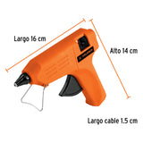 PISTOLA ELÉCTRICA PARA SILICÓN DE 1/2', 220 V, TRUPER