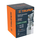 PISTOLA P/PINTAR SUCCIÓN HVHP VASO ALUM, 1.8MM, 2 VÁL TRUPER