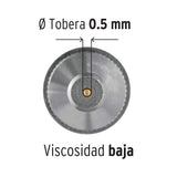 PISTOLA COMPACTA P/RETOQUE LVMP VASO ALUM, 0.5 MM, TRUPER