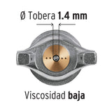 PISTOLA P/PINTAR GRAVEDAD LVMP VASO ALUMINIO, 1.4 MM, TRUPER