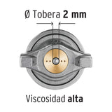 PISTOLA P/PINTAR GRAVEDAD LVMP VASO ALUMINIO, 2 MM, TRUPER