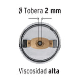 PISTOLA P/PINTAR GRAVEDAD HVLP VASO PLÁSTICO, 2 MM, TRUPER