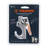 PISTOLA METÁLICA PARA SOPLETEAR, CUERDA 1/4' NPT, TRUPER