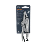 PINZA DE PRESIÓN 4', PUNTA LARGA, TRUPER