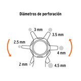 PINZA SACABOCADOS 9' MANGO DE PVC, TRUPER