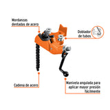 PRENSA DE CADENA PARA TUBO 2-1/2', CUERPO DE HIERRO NODULAR
