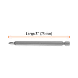 ESTUCHE CON 5 PUNTAS DE CRUZ PH0 LARGO 4', TRUPER EXPERT