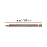 ESTUCHE CON 5 PUNTAS DE CRUZ PH1 LARGO 4', TRUPER EXPERT