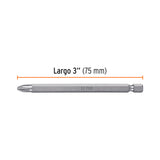 ESTUCHE CON 5 PUNTAS DE CRUZ PH2 LARGO 4', TRUPER EXPERT