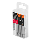 ESTUCHE CON 5 PUNTAS PLANAS DE 9/32' LARGO 2', TRUPER EXPERT