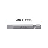 ESTUCHE CON 5 PUNTAS PLANAS DE 9/32' LARGO 2', TRUPER EXPERT