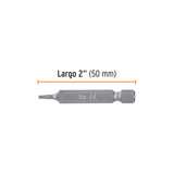 ESTUCHE CON 5 PUNTAS TORX T7 LARGO 2', TRUPER EXPERT