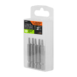 ESTUCHE CON 5 PUNTAS TORX T10 CON SEGURO LARGO 2', EXPERT