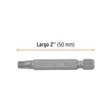 ESTUCHE CON 5 PUNTAS TORX T30 CON SEGURO LARGO 2', EXPERT