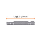 ESTUCHE CON 5 PUNTAS HEXAGONALES DE 3/16MM LARGO 2', EXPERT