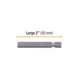 ESTUCHE CON 5 PUNTAS HEXAGONALES DE 1/4MM LARGO 2', EXPERT