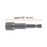 ESTUCHE CON 5 DADOS MAGNÉTICOS DE 10 MM LARGO 2-1/2', EXPERT