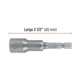 ESTUCHE CON 5 DADOS MAGNÉTICOS DE 7/16' LARGO 2-1/2', EXPERT