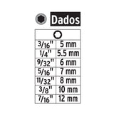 JUEGO DE 14 DADOS MAGNÉTICOS PARA TALADRO,TRUPER