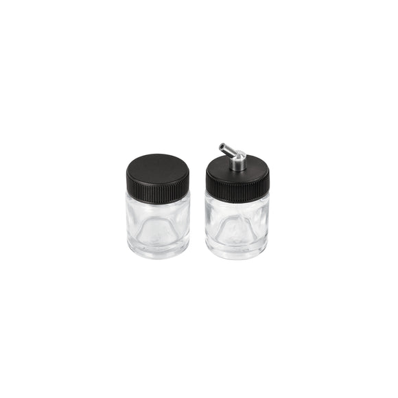 JUEGO DE 2 VASOS DE 15 ML Y ADAPTADOR PARA AERÓGRAFO AERO-8 TRUPER