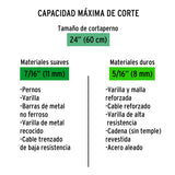 CUCHILLAS DE REPUESTO PARA CORTAPERNOS 24', TRUPER