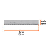 DISPENSADOR CON 5 CUCHILLAS DE REPUESTO PARA RASPADOR RASP-4