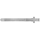 REGLA 15 CM DE ACERO INOXIDABLE DE BOLSILLO, TRUPER