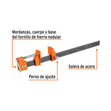 SARGENTO 24' DE SOLERA DE ACERO, TRUPER