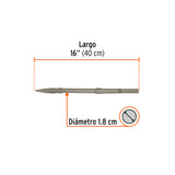CINCEL DE PUNTA SDS MAX DE 16", TRUPER