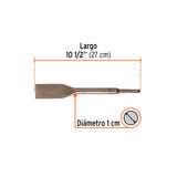 CINCEL PARA AZULEJO SDS PLUS 1-1/2' X 10-1/2', TRUPER