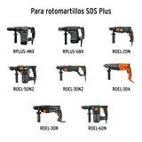 CINCEL HUECO PARA ACANALADO SDS PLUS 3/4' X 10', TRUPER