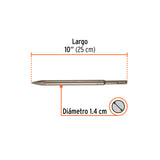 CINCEL DE PUNTA SDS PLUS DE 10', TRUPER