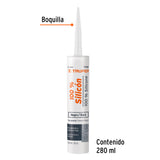 SELLADOR NEGRO 100% SILICÓN DE 280 ML, TRUPER