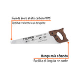 SERRUCHO 20' DORADO, 8 DPP, TRUPER