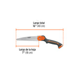 SERRUCHO PLEGABLE 7' HOJA RECTA 11 DPP MANGO PLÁSTICO,TRUPER