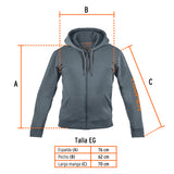 SUDADERA GRIS PARA CABALLERO, TALLA EG, TRUPER