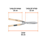 TIJERA PARA PODA 55 CM, CLASSIC, MGOS DE MADERA, TRUPER