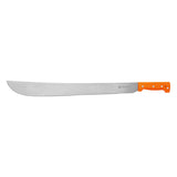 MACHETE ESTÁNDAR 22' CACHA NARANJA REMACHADA, TRUPER