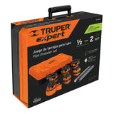 JUEGO DE 7 TARRAJAS PARA TUBO DE 1/2' A 2', TRUPER EXPERT