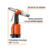 REMACHADORA NEUMÁTICA 3/16', TRUPER