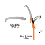 CORTADOR DE RAMAS ALTAS MANGO TELESCÓPICO 3.6 M FIBRA VIDRIO TRUPER