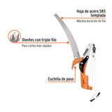 CORTADOR DE RAMAS ALTAS SIN MANGO, HOJA DE ACERO SK5 DE 14' TRUPER